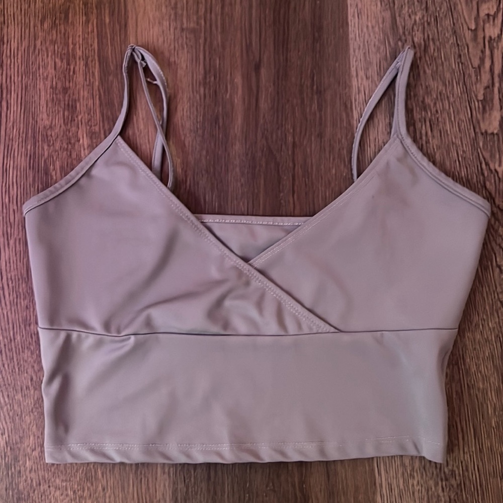 Grey Tank Top/ Sports Bra